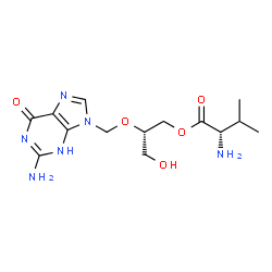 ChemSpider 2D Image | (S)-valganciclovir | C14H22N6O5