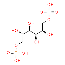ChemSpider 2D Image | 1,6-Di-O-phosphono-D-glucitol | C6H16O12P2
