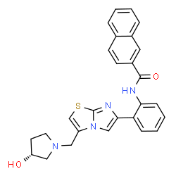 ChemSpider 2D Image | SRT2183 | C27H24N4O2S
