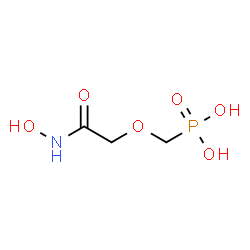 ChemSpider 2D Image | {[2-(Hydroxyamino)-2-oxoethoxy]methyl}phosphonic acid | C3H8NO6P