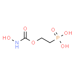 ChemSpider 2D Image | {2-[(Hydroxycarbamoyl)oxy]ethyl}phosphonic acid | C3H8NO6P