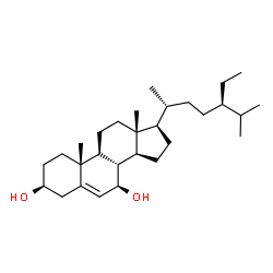 ChemSpider 2D Image | 7beta-hydroxysitosterol | C29H50O2