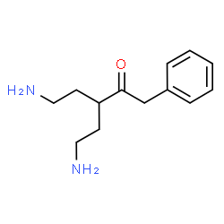 ChemSpider 2D Image | 5-Amino-3-(2-aminoethyl)-1-phenyl-2-pentanone | C13H20N2O