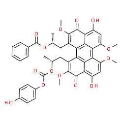 ChemSpider 2D Image | Calphostin C | C44H38O14