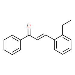 ChemSpider 2D Image | (2E)-3-(2-Ethylphenyl)-1-phenyl-2-propen-1-one | C17H16O