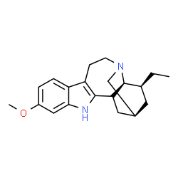 ChemSpider 2D Image | (2alpha,18xi)-13-Methoxyibogamine | C20H26N2O
