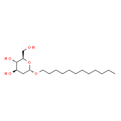 ChemSpider 2D Image | Dodecyl 2-deoxy-alpha-D-arabino-hexopyranoside | C18H36O5