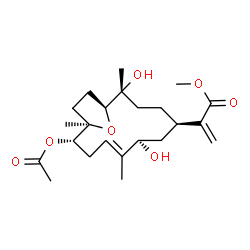 ChemSpider 2D Image | Dendronpholide P | C23H36O7