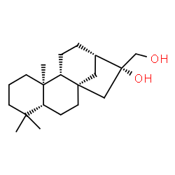 ChemSpider 2D Image | (5beta,8alpha,9beta,10alpha,16beta)-Kaurane-16,17-diol | C20H34O2