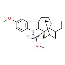 ChemSpider 2D Image | Methyl (5xi)-12-methoxyibogamine-18-carboxylate | C22H28N2O3