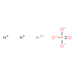 ChemSpider 2D Image | aluminum hydron phosphate | H2AlO4P