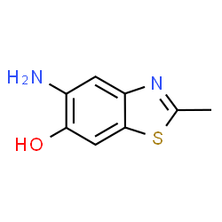 ChemSpider 2D Image | 5-Amino-2-methyl-6-benzothiazolol | C8H8N2OS