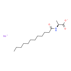 ChemSpider 2D Image | SODIUM N-LAUROYLALANINE | C15H28NNaO3