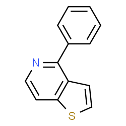 ChemSpider 2D Image | 4-Phenylthieno[3,2-c]pyridine | C13H9NS