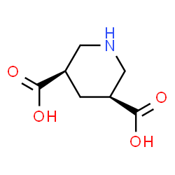 ChemSpider 2D Image | Cis-3,5-Piperidinedicarboxylic acid | C7H11NO4