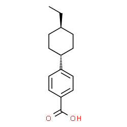 ChemSpider 2D Image | 4-(trans-4-Ethylcyclohexyl)benzoic acid | C15H20O2