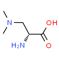 ChemSpider 2D Image | 3-(Dimethylamino)-D-alanine | C5H12N2O2