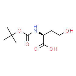 ChemSpider 2D Image | Boc-Homoserine | C9H17NO5