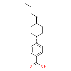 ChemSpider 2D Image | 4-Butylcyclohexyl Benzoic Acid | C17H24O2