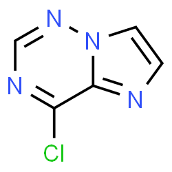 ChemSpider 2D Image | 4-Chloroimidazo[2,1-f][1,2,4]triazine | C5H3ClN4