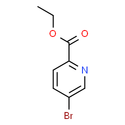 ChemSpider 2D Image | Ethyl 5-bromo-2-pyridinecarboxylate | C8H8BrNO2