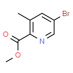 ChemSpider 2D Image | methyl 5-bromo-3-methylpicolinate | C8H8BrNO2