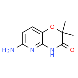 ChemSpider 2D Image | 6-Amino-2,2-dimethyl-2H-pyrido[3,2-b][1,4]oxazin-3(4H)-one | C9H11N3O2