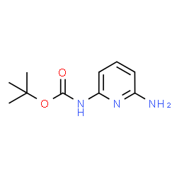 ChemSpider 2D Image | tert-Butyl 6-aminopyridin-2-ylcarbamate | C10H15N3O2