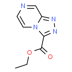 ChemSpider 2D Image | ethyl [1,2,4]triazolo[4,3-a]pyrazine-3-carboxylate | C8H8N4O2
