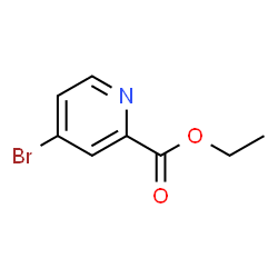 ChemSpider 2D Image | Ethyl 4-bromopicolinate | C8H8BrNO2