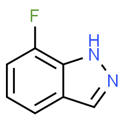 ChemSpider 2D Image | 7-Fluoro-1H-indazole | C7H5FN2