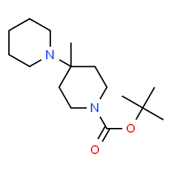 ChemSpider 2D Image | N-Boc-4'-Methyl-[1,4']bipiperidinyl | C16H30N2O2