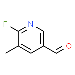 ChemSpider 2D Image | 2-Fluoro-5-formyl-3-picoline | C7H6FNO