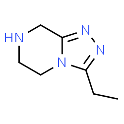 ChemSpider 2D Image | 3-Ethyl-5,6,7,8-tetrahydro[1,2,4]triazolo[4,3-a]pyrazine | C7H12N4