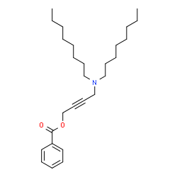 ChemSpider 2D Image | 4-(Dioctylamino)-2-butyn-1-yl benzoate | C27H43NO2