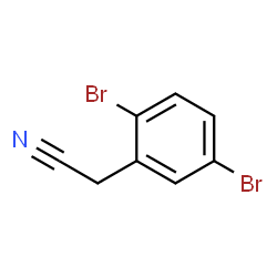 ChemSpider 2D Image | (2,5-Dibromophenyl)acetonitrile | C8H5Br2N