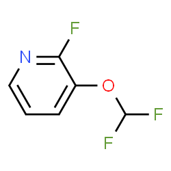ChemSpider 2D Image | 3-(Difluoromethoxy)-2-fluoropyridine | C6H4F3NO