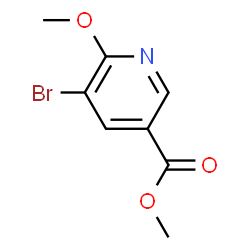 ChemSpider 2D Image | Methyl 5-bromo-6-methoxynicotinate | C8H8BrNO3