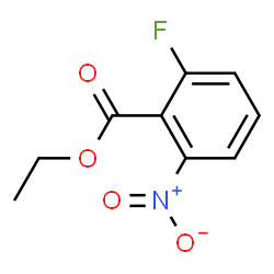 ChemSpider 2D Image | Ethyl 2-fluoro-6-nitrobenzoate | C9H8FNO4