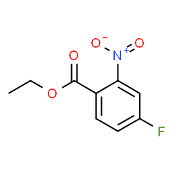 ChemSpider 2D Image | Ethyl 4-fluoro-2-nitrobenzoate | C9H8FNO4