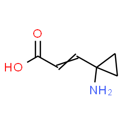 ChemSpider 2D Image | 3-(1-Aminocyclopropyl)acrylic acid | C6H9NO2
