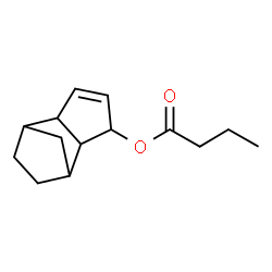 ChemSpider 2D Image | Tricyclo[5.2.1.0~2,6~]dec-4-en-3-yl butyrate | C14H20O2