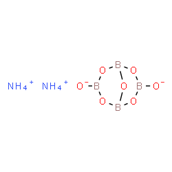 ChemSpider 2D Image | diammonium tetraborate | H8B4N2O7