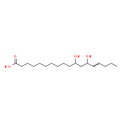 ChemSpider 2D Image | 11,13-Dihydroxy-14-octadecenoic acid | C18H34O4