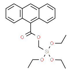 ChemSpider 2D Image | (Triethoxysilyl)methyl 9-anthracenecarboxylate | C22H26O5Si