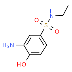 ChemSpider 2D Image | 3-Amino-N-ethyl-4-hydroxybenzenesulfonamide | C8H12N2O3S