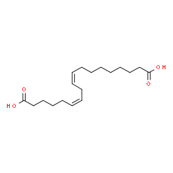 ChemSpider 2D Image | (6Z,9Z)-6,9-Octadecadienedioic acid | C18H30O4