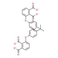 ChemSpider 2D Image | 3,3'-[2,2-Propanediylbis(4,1-phenyleneoxy)]diphthalate | C31H20O10