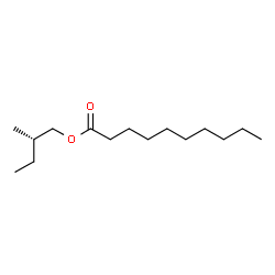 ChemSpider 2D Image | (2S)-2-Methylbutyl decanoate | C15H30O2