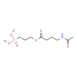 ChemSpider 2D Image | 3-(Dimethoxyphosphoryl)propyl 4-acetamidobutanoate | C11H22NO6P